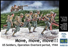 MB35130 1/35 Move, move, move!!! U.S. Soldiers