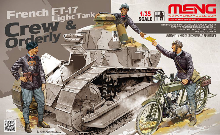 MEHS005 1/35 French FT-17 Light Tank Crew Orderly w/Motorcycle
