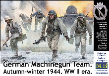 MB35220 1/35 German Machinegun Team Autumn-winter 1944. WW II