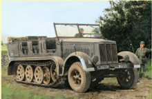 DR6466 1/35 Sd.Kfz.7 8t Half-Track Initial Production