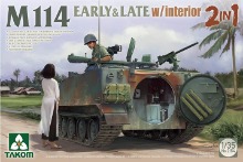 TK2154 1/35 M114 Early and Late Production (2-in-1) w/Interior