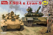 AM35A053 1/35 Russian Main Battle Tank T-90A &amp; Uran-9