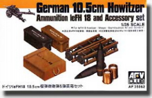 AFV35062 1/35 German 10.5cm Ammunition &amp; Cases