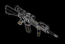 TRU00511 1/35 AR-15/M16/M4 FAMILY-M16A4