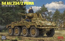 RM5110 1/35 Sd.Kfz.234/2 PUMA with Engine Parts