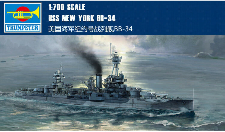 6711 1/700 USS Battleship BB-34 USS New York