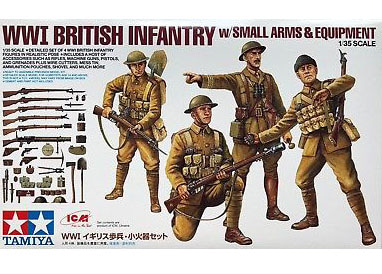 1/35 WWI British Infantry w/Small Arms / Equipment