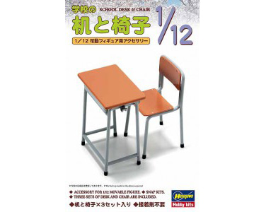1/12 School desk &amp; Chair