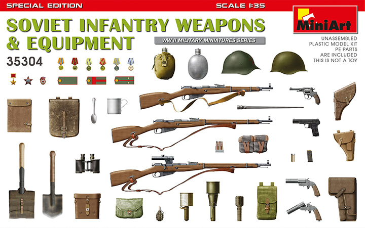 MI35304 1/35 Soviet Infantry Weapons and Equipment Special Edition