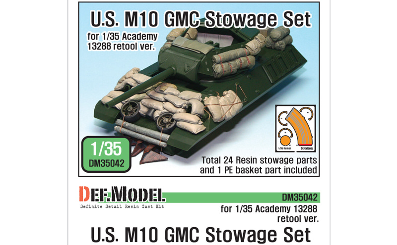 1/35 U.S. M10 GMC Stowage Set