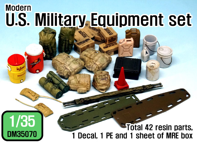 1/35 Modern US Military Equipment set